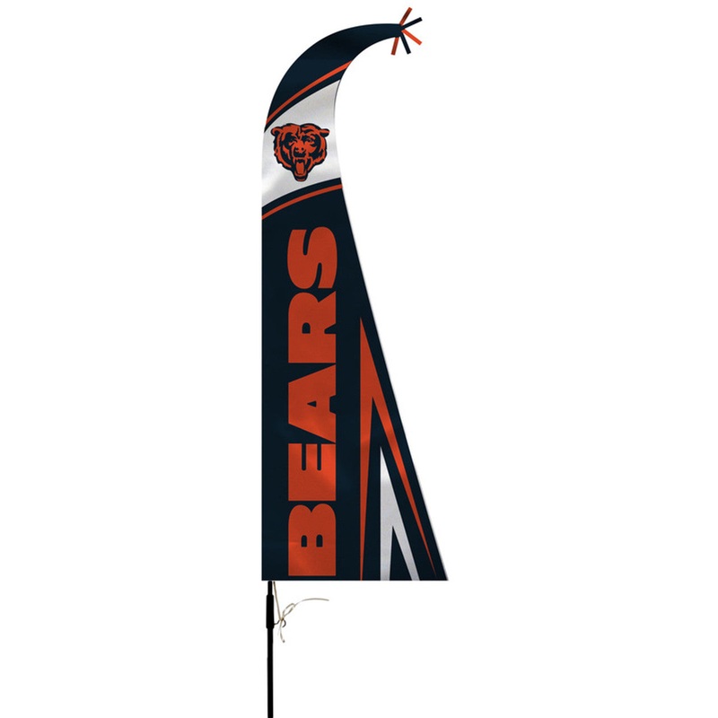Fremont Die Chicago Bears Premium Style Feather Flag