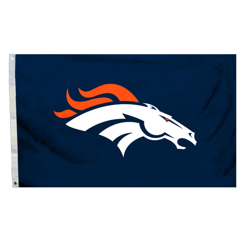 Fremont Die Denver Broncos Flag 4×6