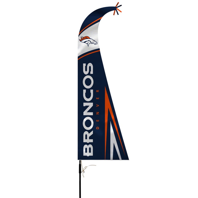 Fremont Die Denver Broncos Premium Feather Style Flag