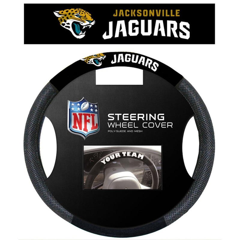 Fremont Die Jacksonville Jaguars Mesh Steering Wheel Cover