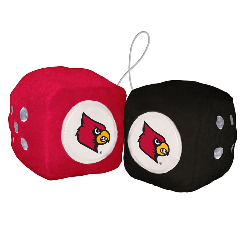Fremont Die Louisville Cardinals Fuzzy Dice