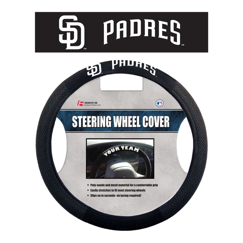 Fremont Die San Diego Padres Mesh Steering Wheel Cover