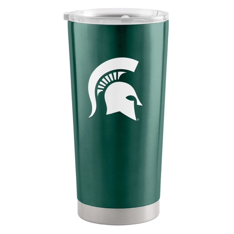 Logo Brands Michigan State Spartans 20oz Stainless Steel Travel Tumbler