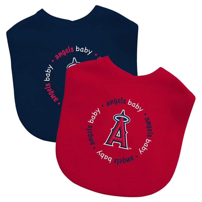 Masterpieces Puzzle Company Los Angeles Angels 2 Pack Baby Bib