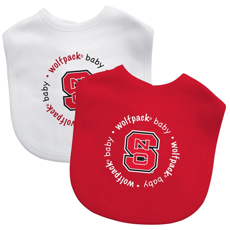 Masterpieces Puzzle Company North Carolina State Wolfpack 2 Pack Baby Bib