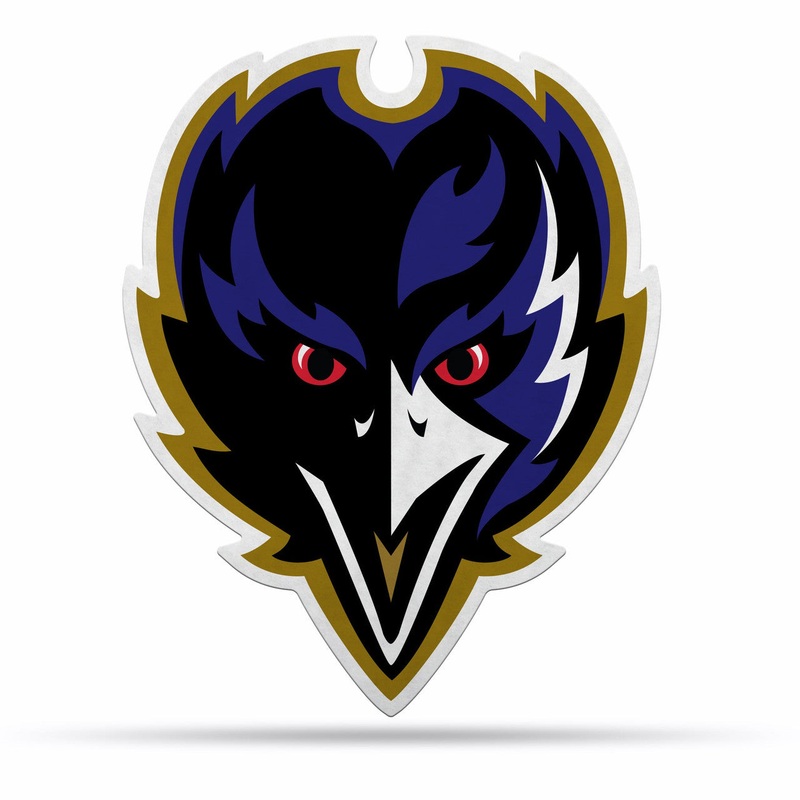 Rico Industries Baltimore Ravens Pennant Shape Cut Logo Design