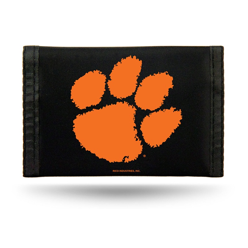 Rico Industries Clemson Tigers Nylon Trifold Wallet