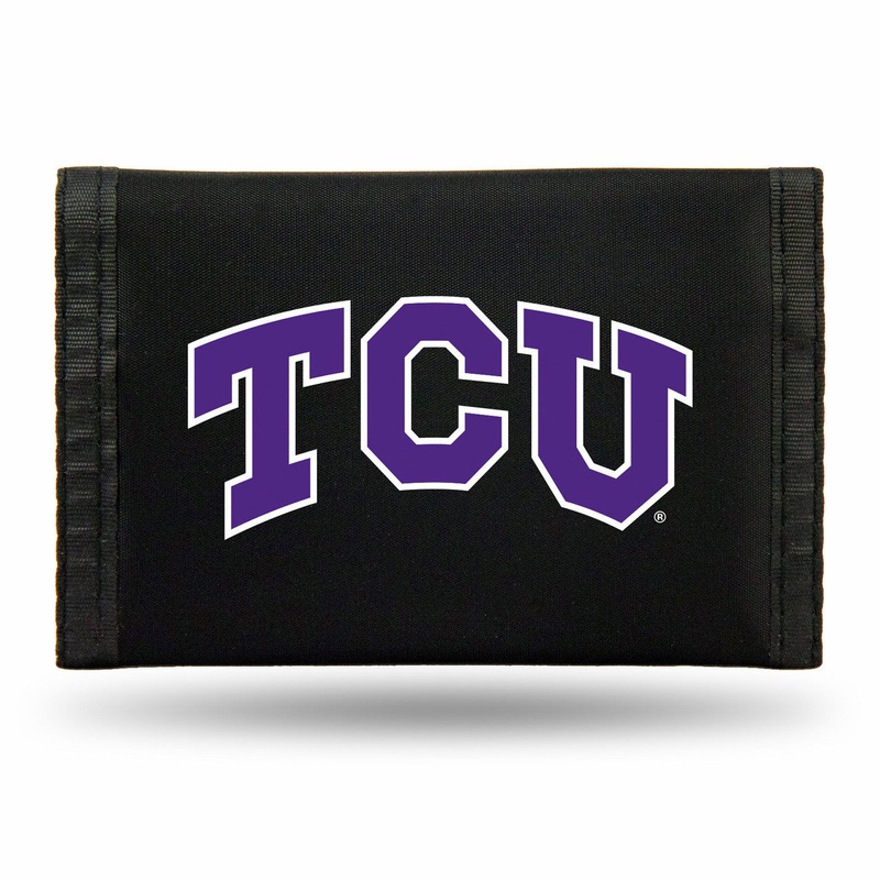 Rico Industries TCU Horned Frogs Nylon Trifold Wallet