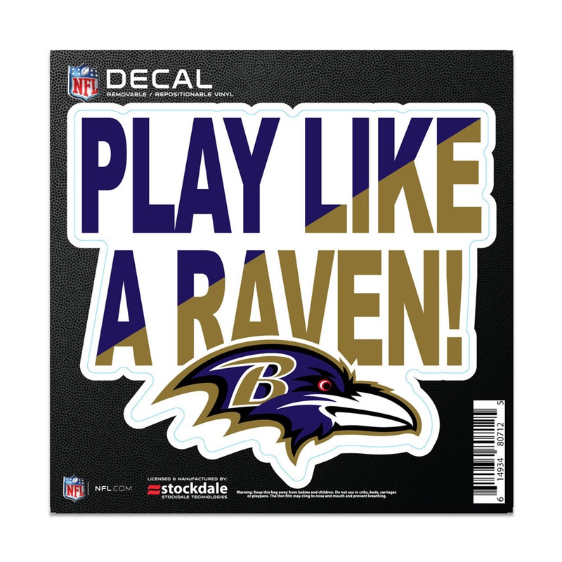 Wincraft Baltimore Ravens Slogan All Surface Decal 6×6