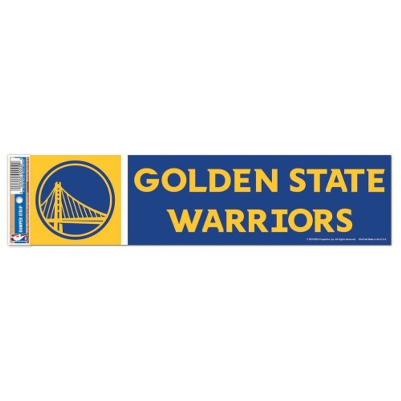 Wincraft Golden State Warriors Bumper Strip Style Decal 3×12