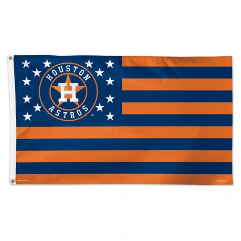 Wincraft Houston Astros Deluxe Style Stars and Stripes Design Flag 3×5