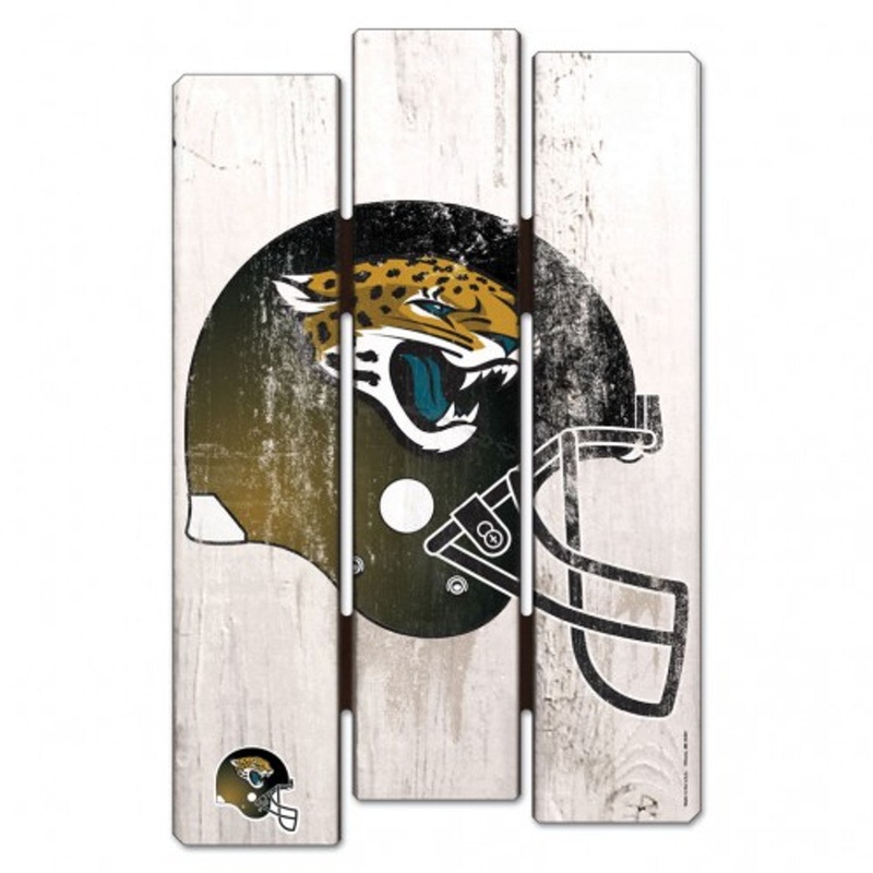 Wincraft Jacksonville Jaguars Fence Style Wood Sign 11×17