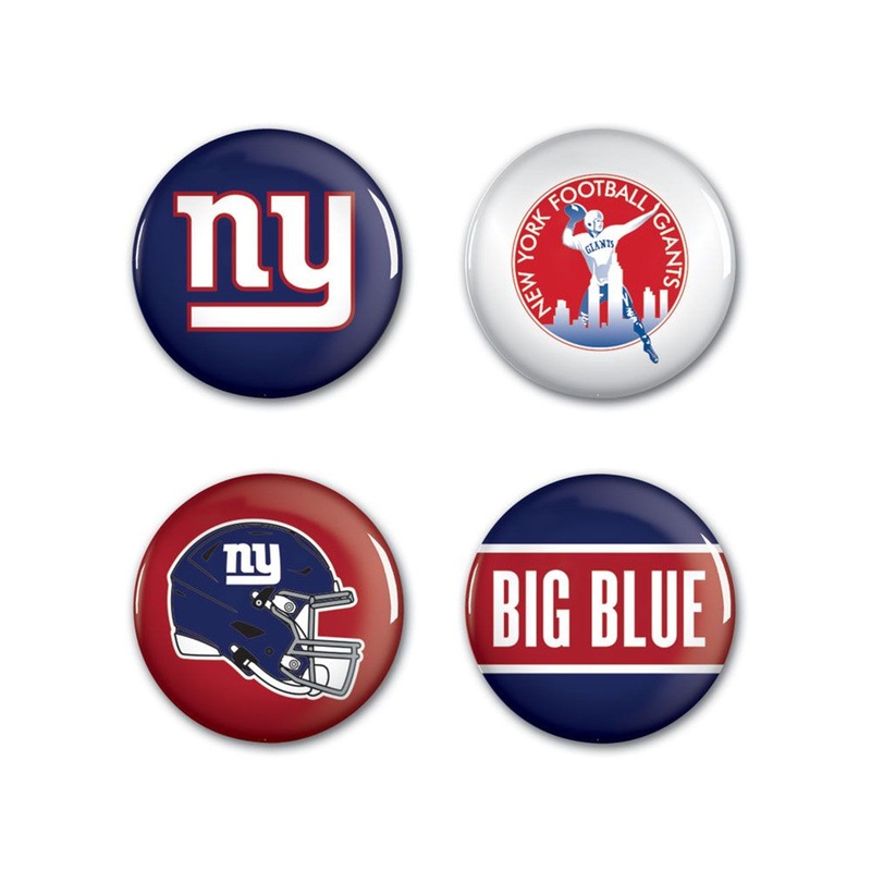 Wincraft New York Giants 4 Pack Buttons