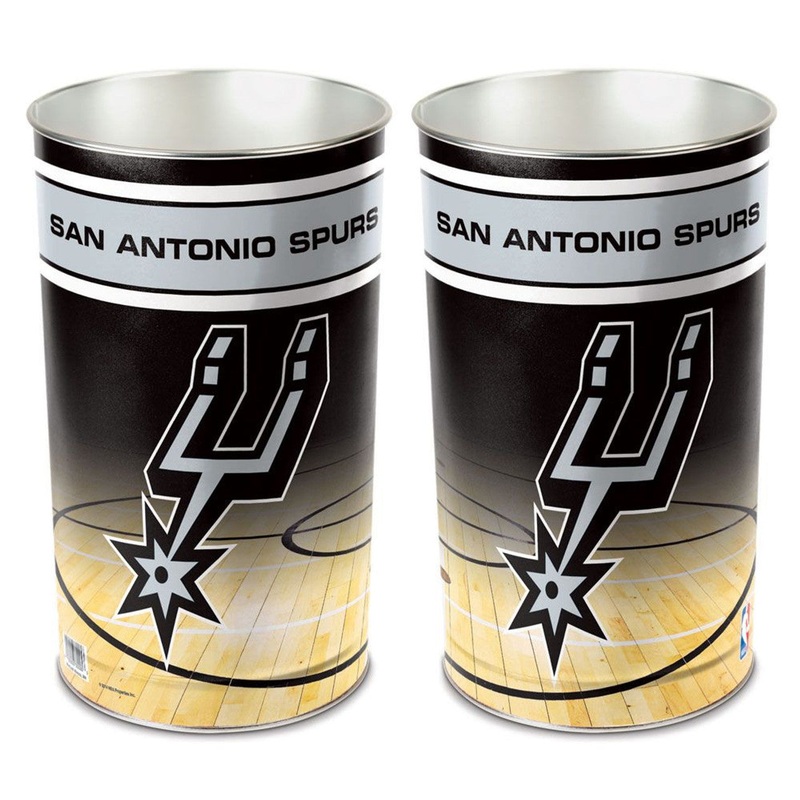 Wincraft San Antonio Spurs 15 Inch Wastebasket – Special Order
