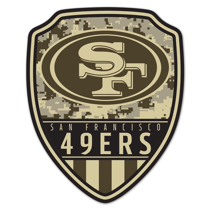 Wincraft San Francisco 49ers Shield Shape Wood Sign 11×14