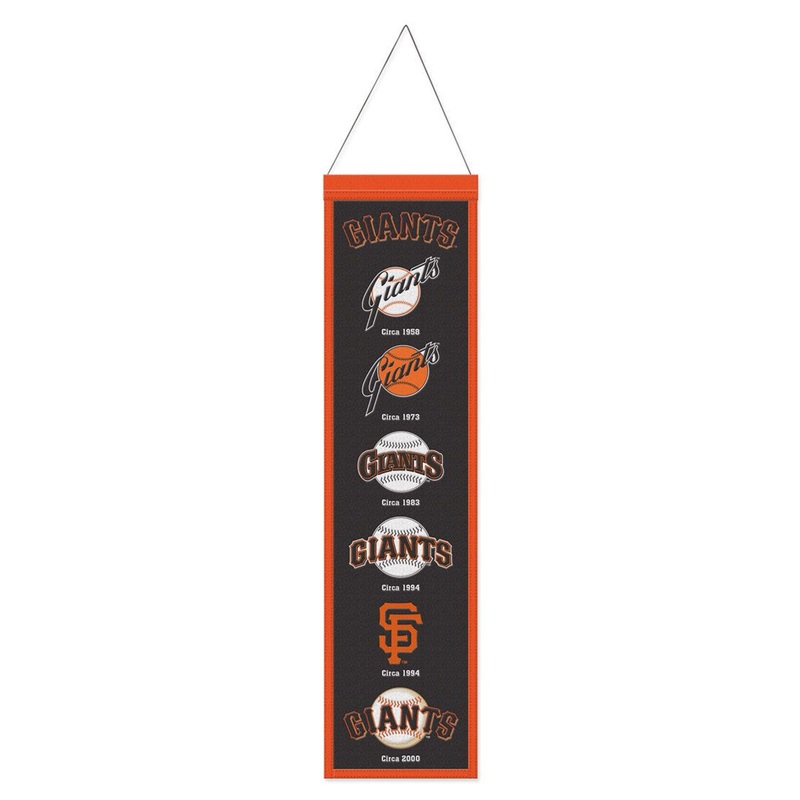 Wincraft San Francisco Giants Heritage Evolution Design Wool Banner 8×32