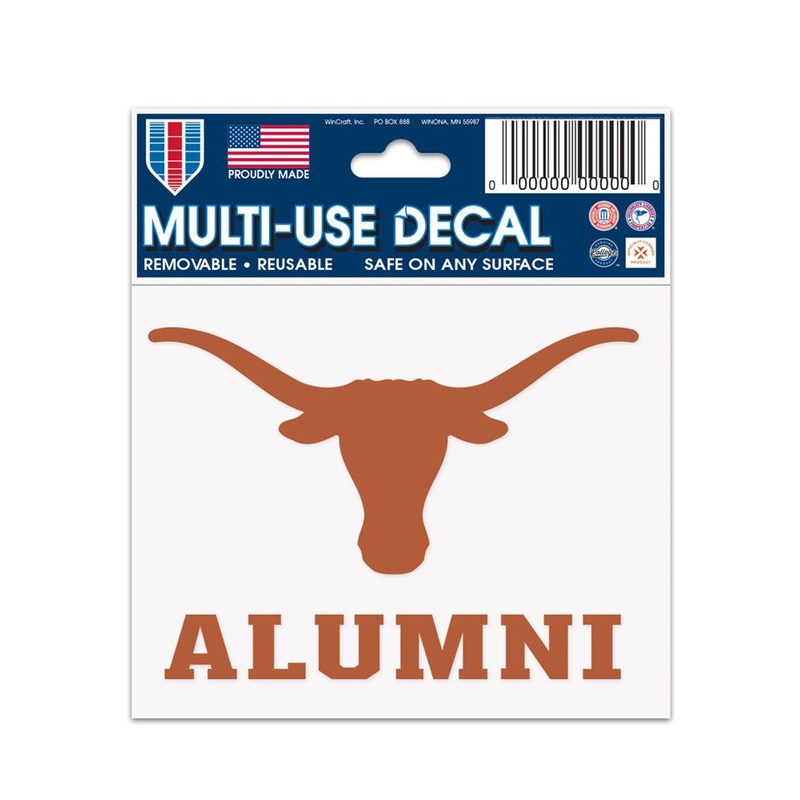 Wincraft Texas Longhorns Alumni Design Multi Use Decal 3×4