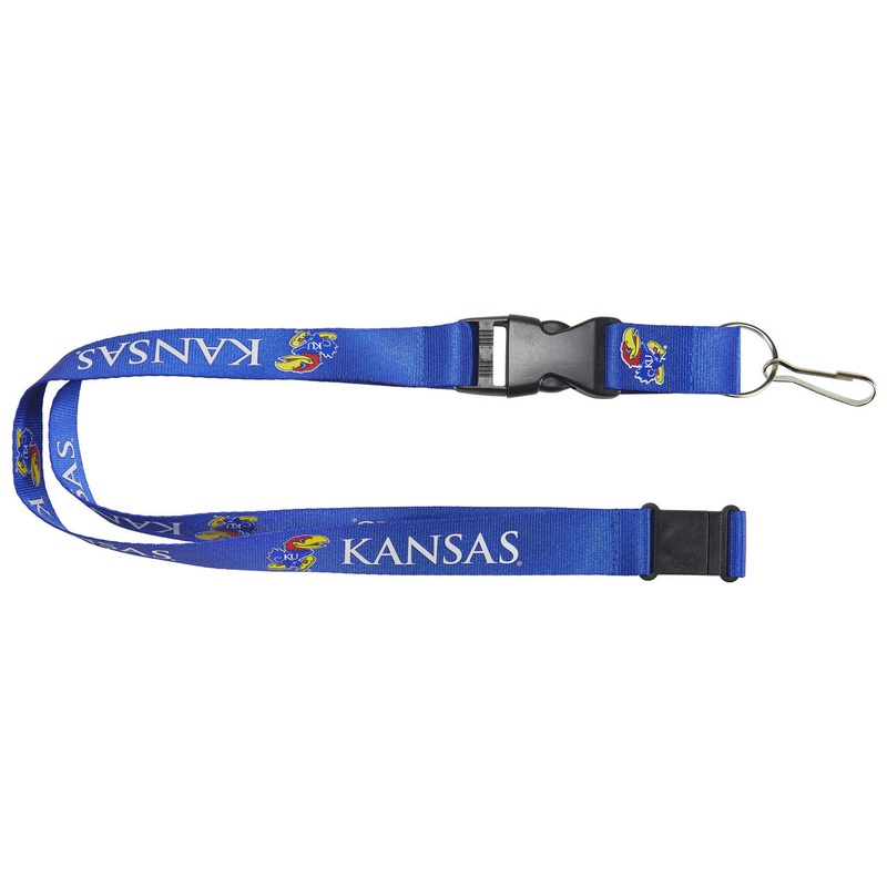 Aminco Kansas Jayhawks Blue Lanyard