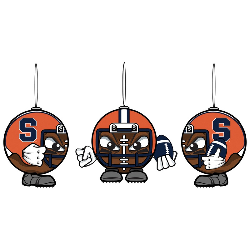 Evergreen Enterprises Syracuse Orange Football Head Ornament
