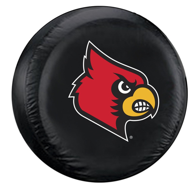 Fremont Die Louisville Cardinals Black Standard Size Tire Cover