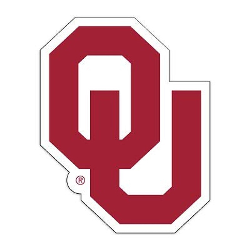 Fremont Die Oklahoma Sooners 12 Inch Car Magnet