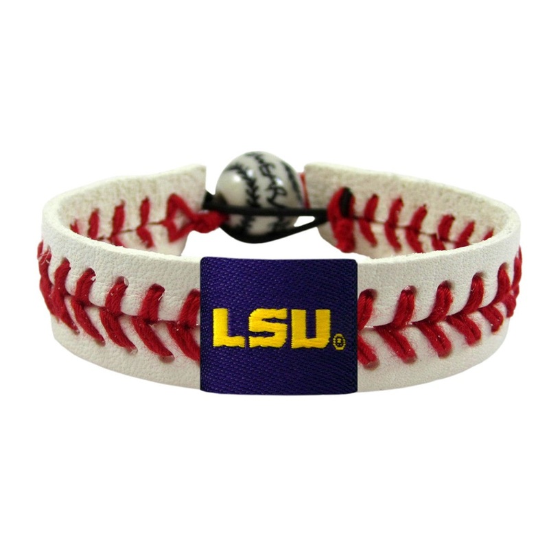 Gamewear LSU Tigers Classic Baseball Bracelet