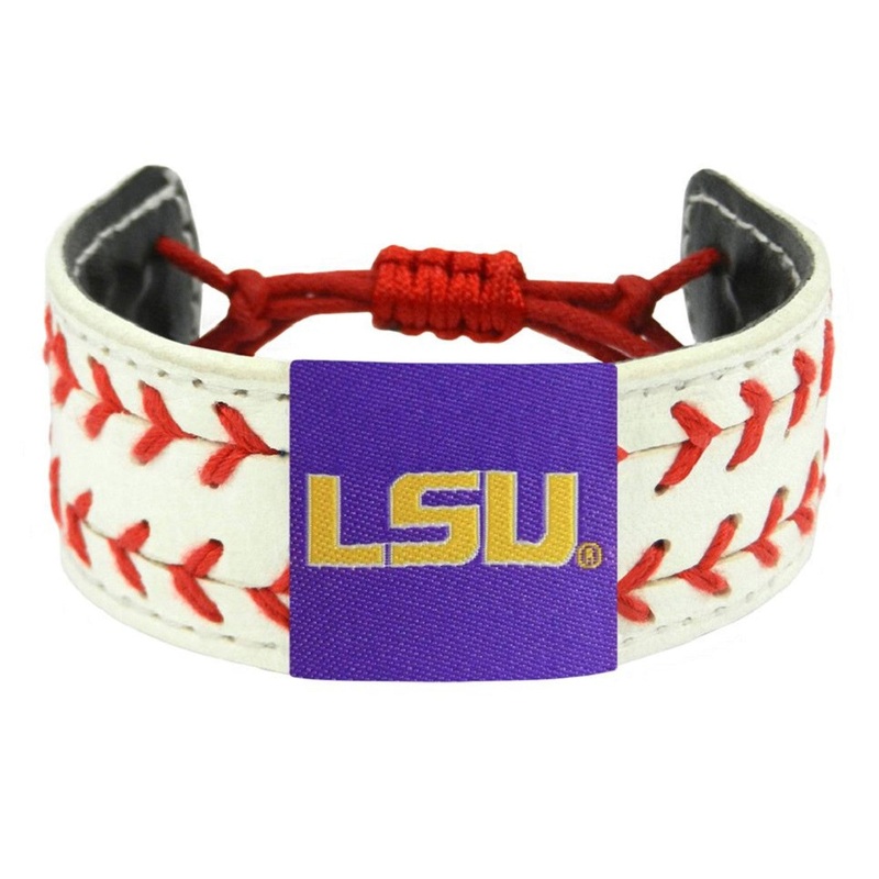 Gamewear LSU Tigers Classic Two Seamer Baseball Bracelet