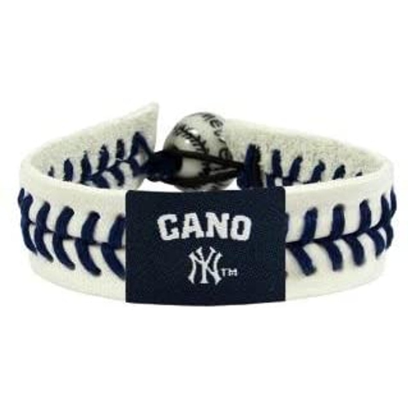 Gamewear New York Yankees Robinson Cano Genuine Baseball Bracelet