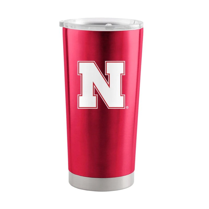 Logo Brands Nebraska Cornhuskers 20oz Stainless Steel Travel Tumbler