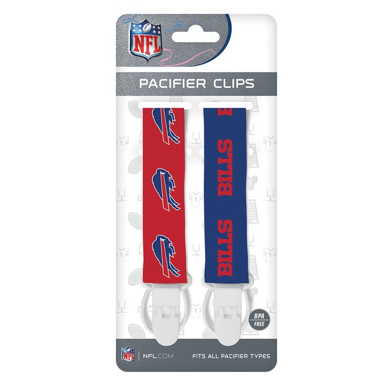 Masterpieces Puzzle Company Buffalo Bills 2 Pack Pacifier Clips