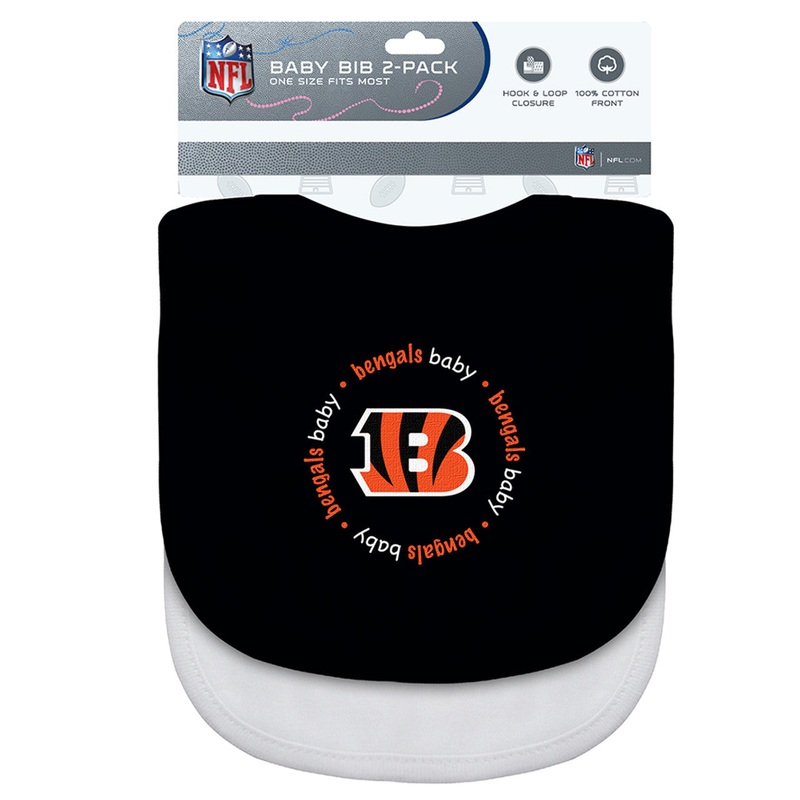 Masterpieces Puzzle Company Cincinnati Bengals 2 Pack Baby Bib