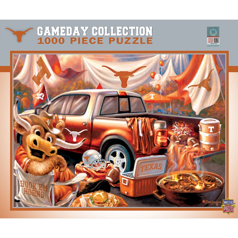 Masterpieces Puzzle Company Texas Longhorns Gameday Design 1000 Piece Puzzle