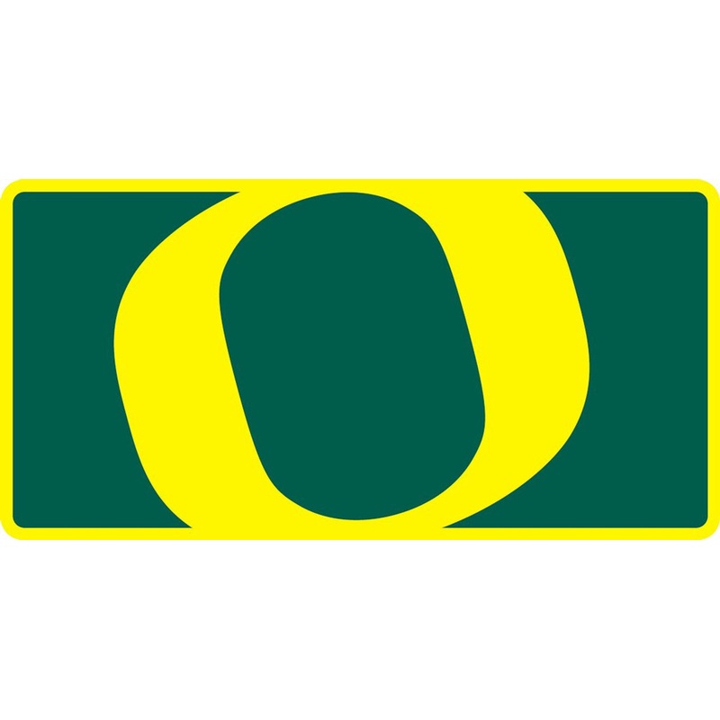 Stockdale Technologies Oregon Ducks Mega Style Acrylic License Plate