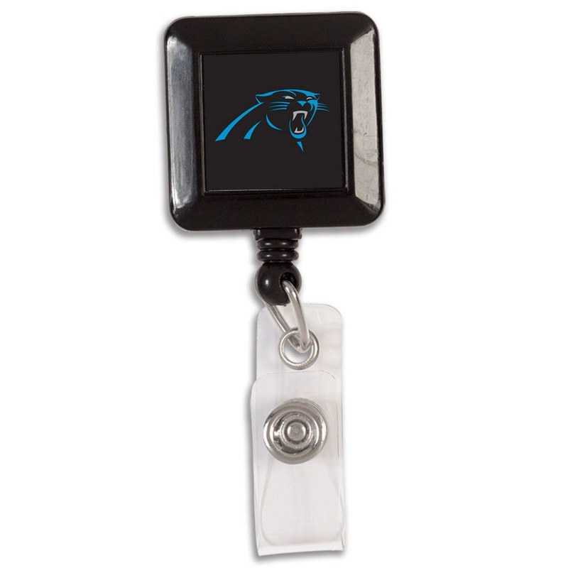 Wincraft Carolina Panthers Retractable Square Badge Holder