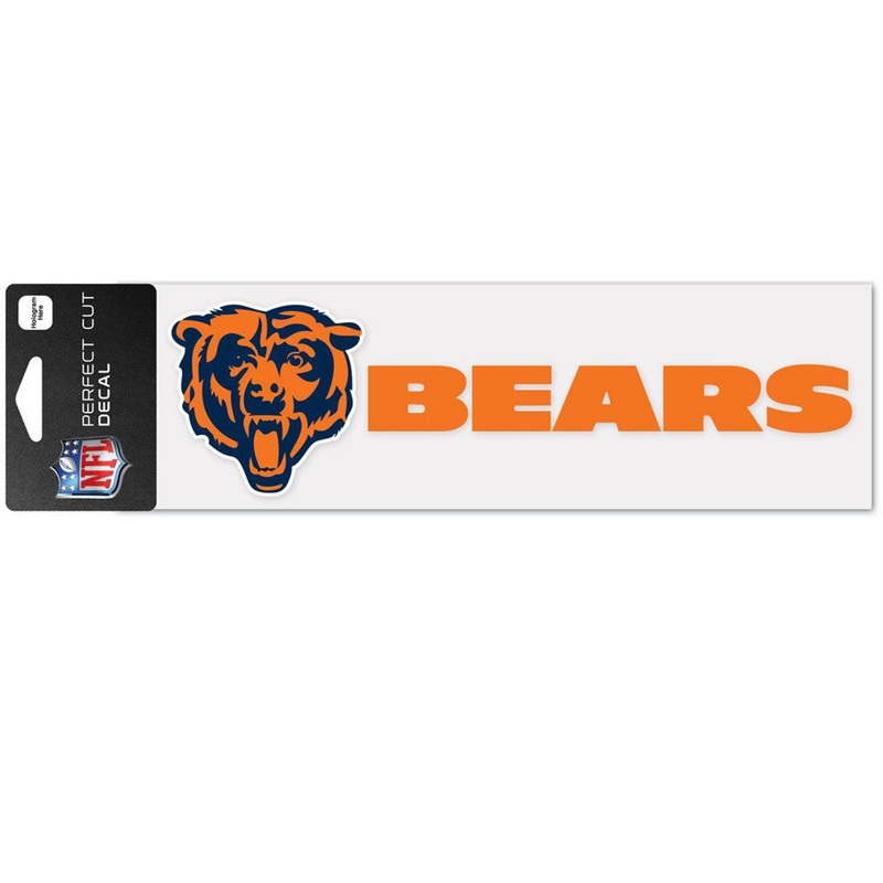 Wincraft Chicago Bears Wordmark Color Perfect Cut Decal 3×10