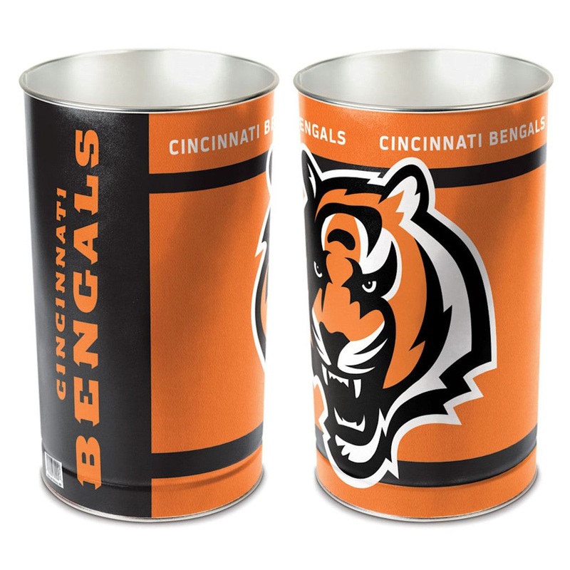 Wincraft Cincinnati Bengals 15 Inch Wastebasket
