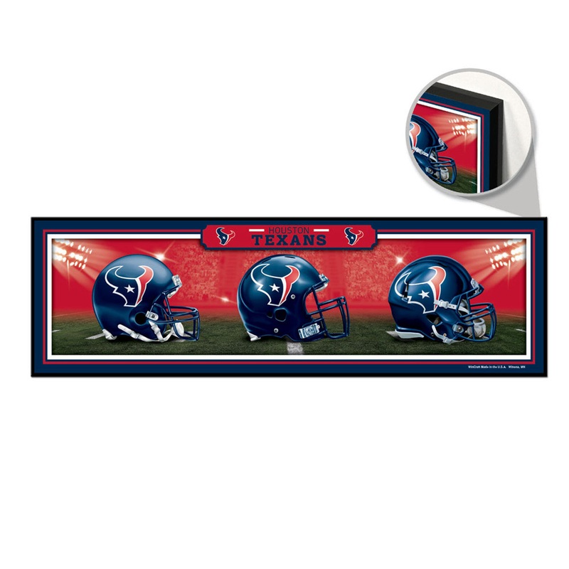 Wincraft Houston Texans Helmets Design Wood Sign 9×30 – Special Order