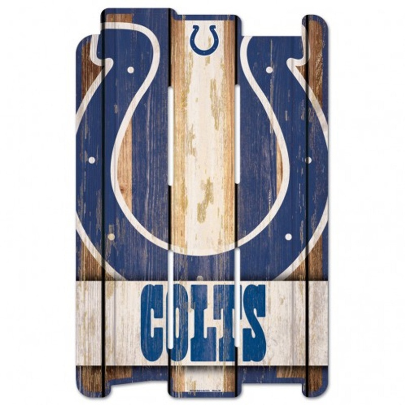 Wincraft Indianapolis Colts Fence Style Wood Sign 11×17