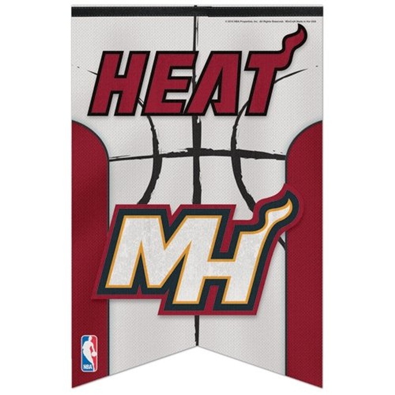Wincraft Miami Heat Premium Felt Pennant Style Banner 17×26