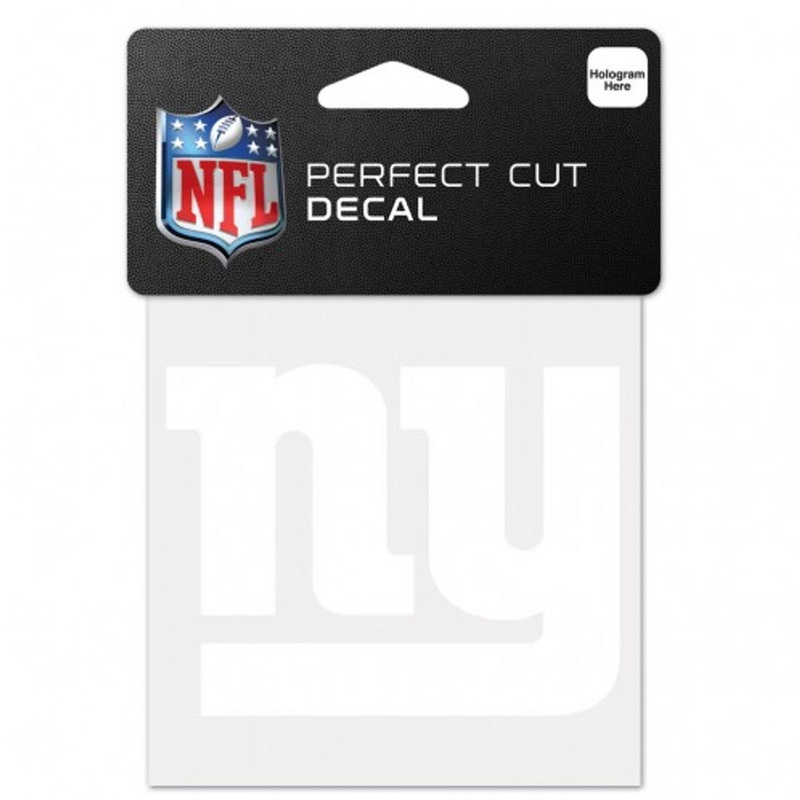 Wincraft New York Giants White Perfect Cut Decal 4×4