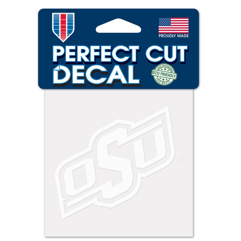 Wincraft Oklahoma State Cowboys White Perfect Cut Decal 4×4 – Special Order