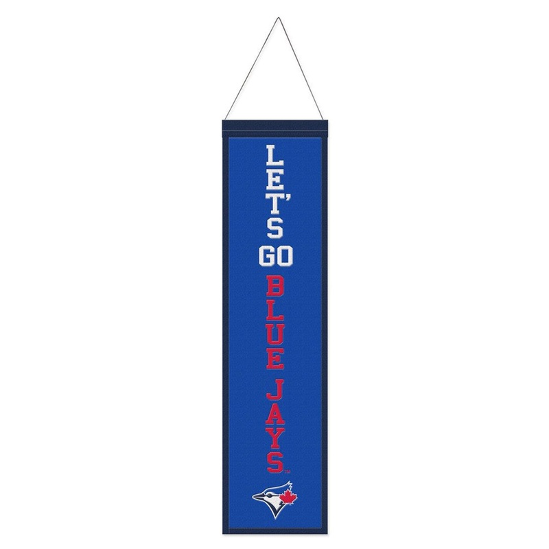 Wincraft Toronto Blue Jays Heritage Slogan Design Wool Banner 8×32 – Special Order