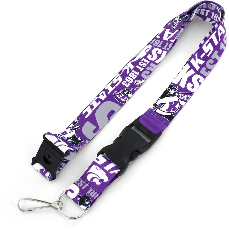 Aminco Kansas State Wildcats Dynamic Design Breakaway Style Lanyard