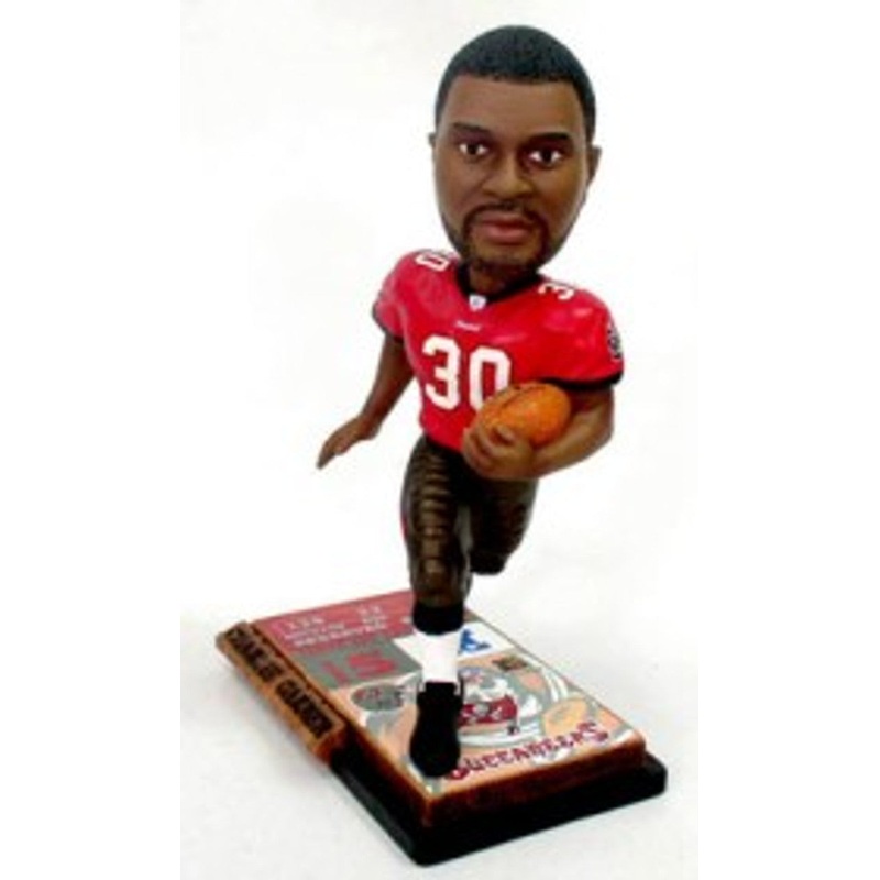 Forever Collectibles Tampa Bay Buccaneers Charlie Garner Ticket Base Bobblehead