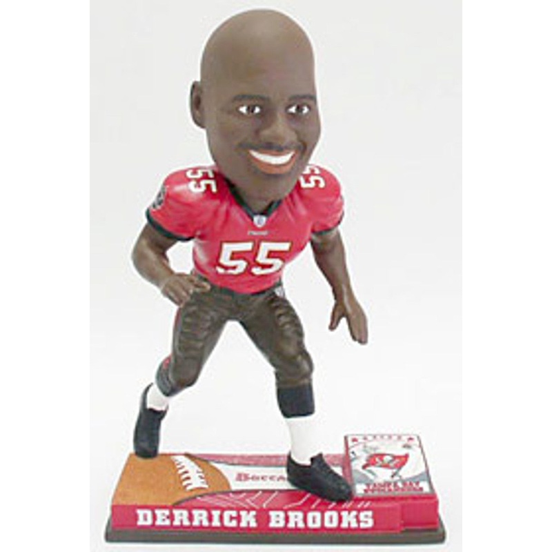 Forever Collectibles Tampa Bay Buccaneers Derrick Brooks On Field Bobblehead