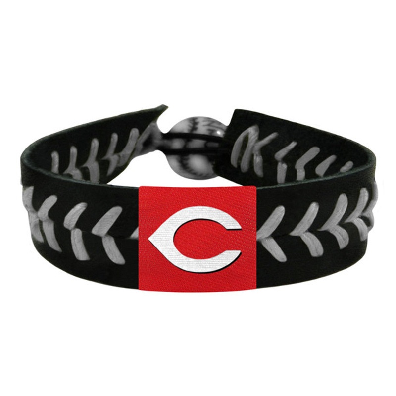 Gamewear Cincinnati Reds Team Color Baseball Bracelet