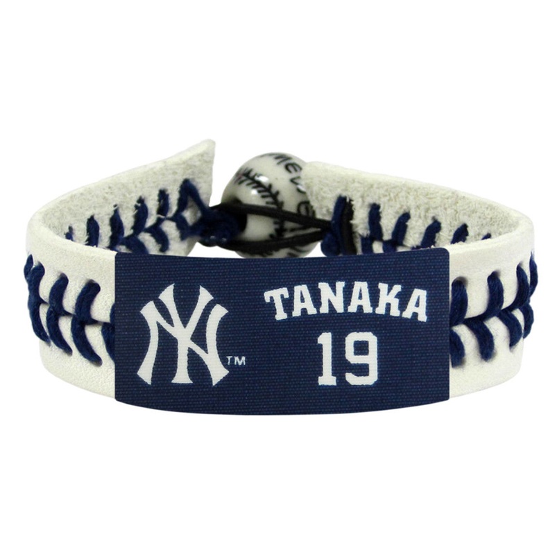 Gamewear New York Yankees Masahiro Tanaka Genuine Baseball Bracelet