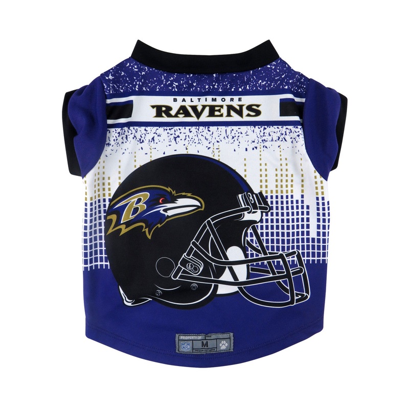 Little Earth Baltimore Ravens Pet Performance Tee Shirt Size Small