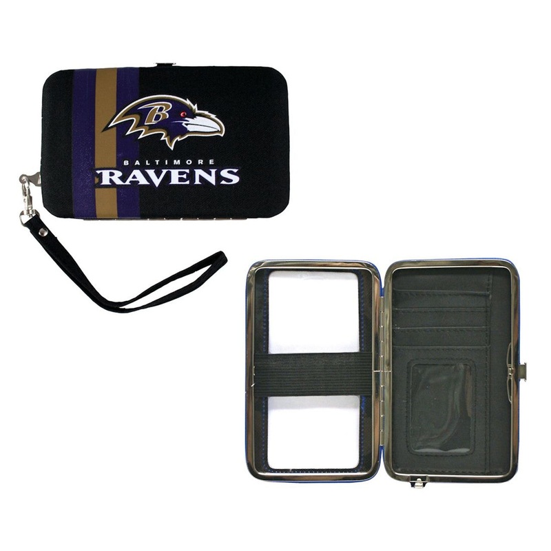 Little Earth Baltimore Ravens Shell Wristlet