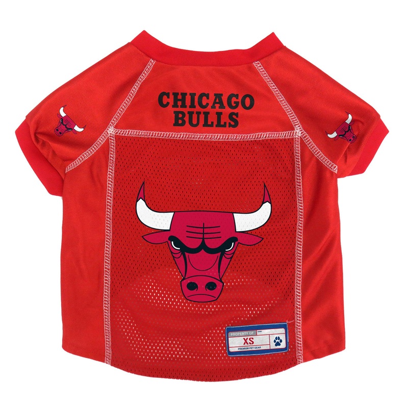 Little Earth Chicago Bulls Stretch Pet Jersey Size XS